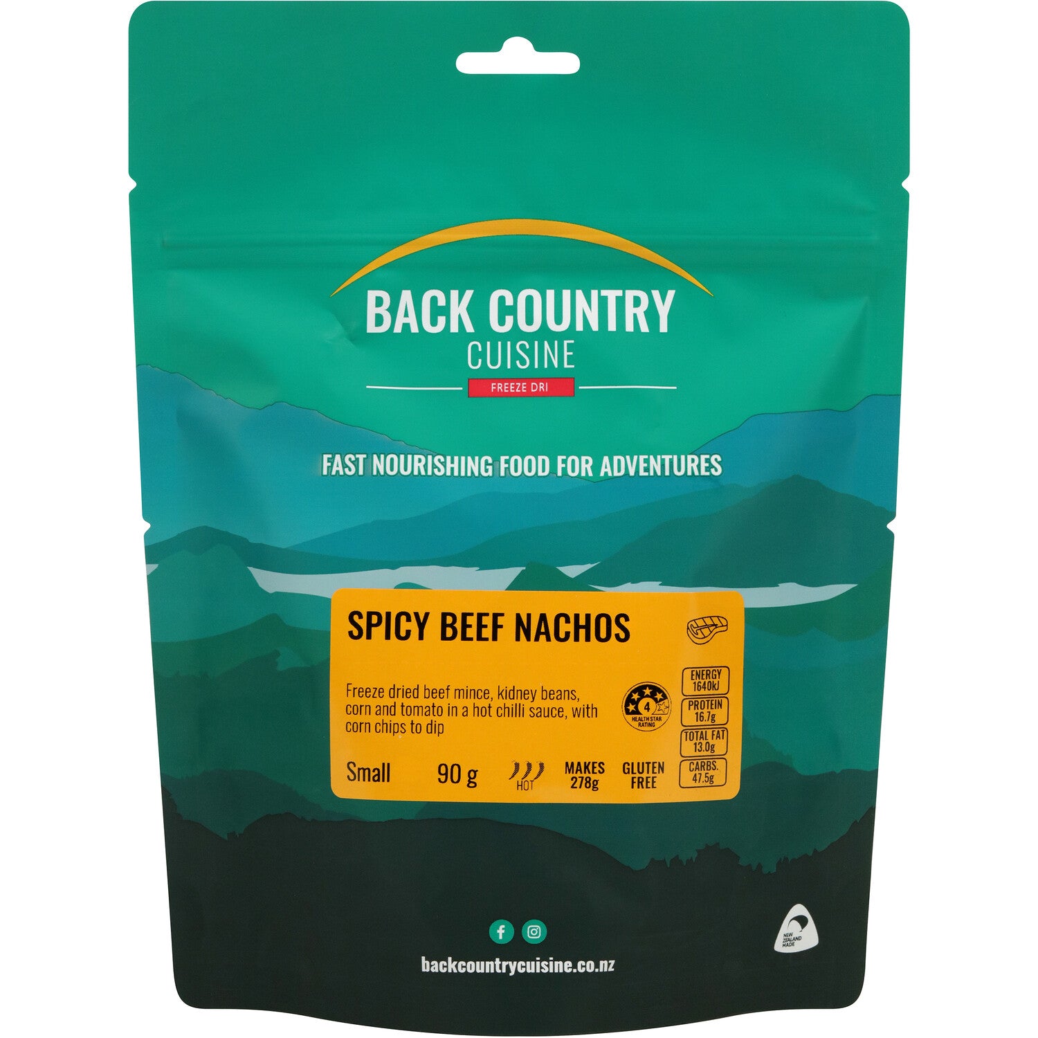 Spicy Beef Nachos