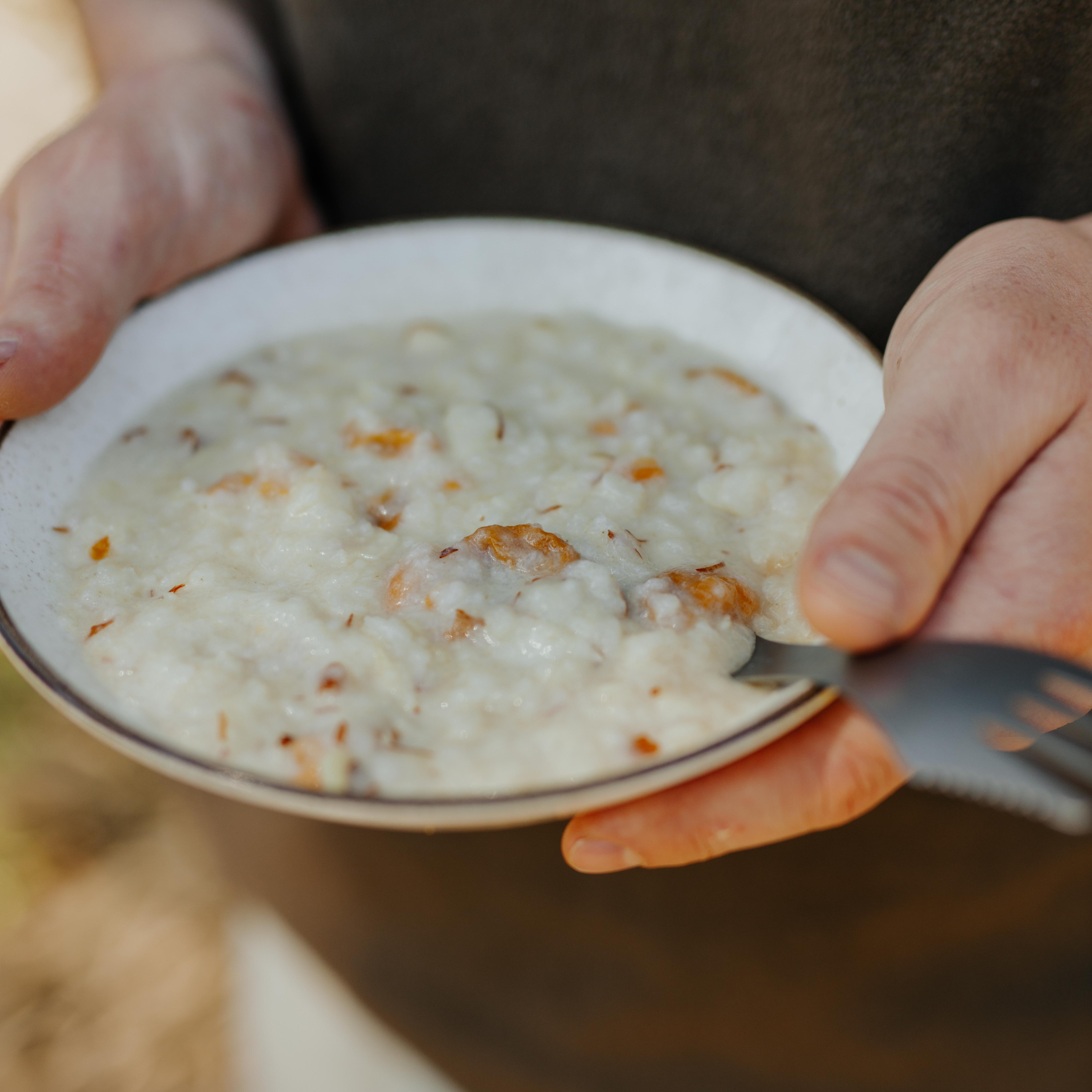 Apricot Rice Pudding