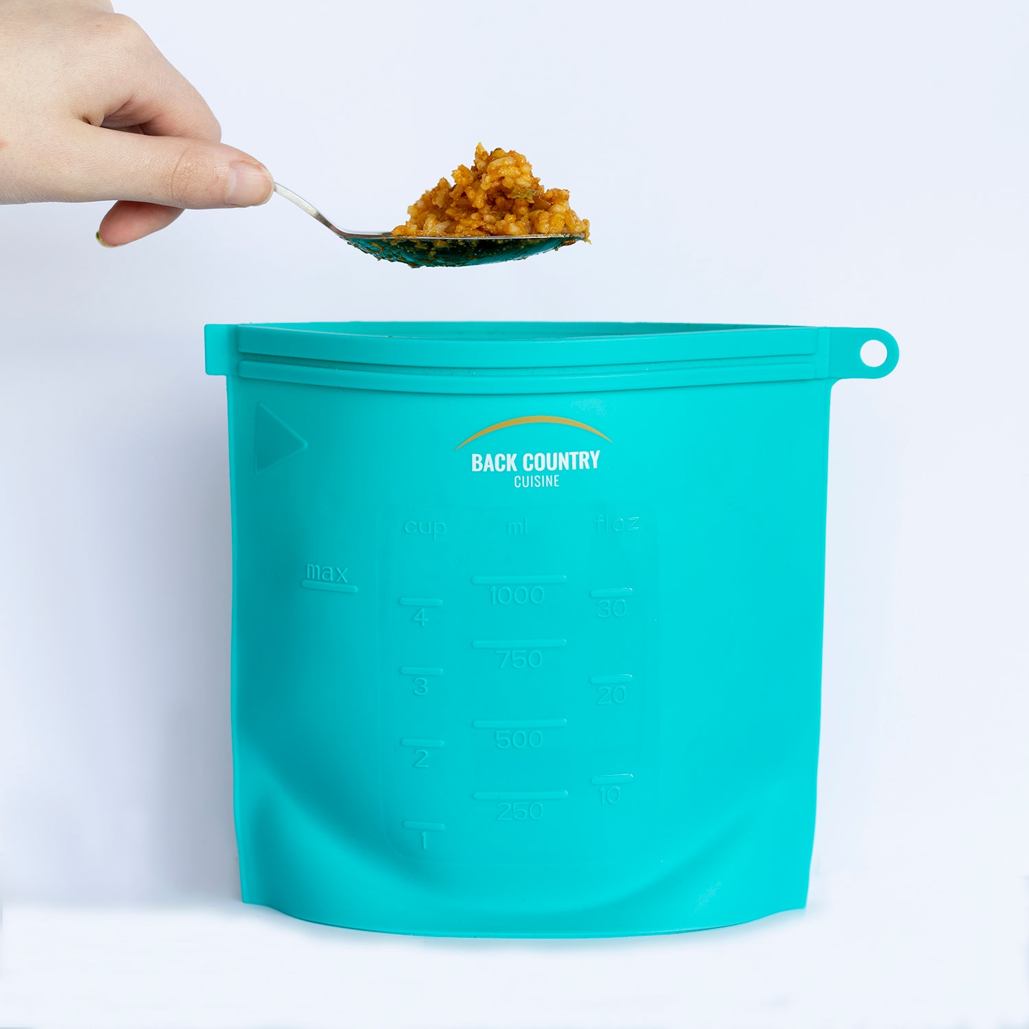 Silicone Meal Zip Pouch 1L