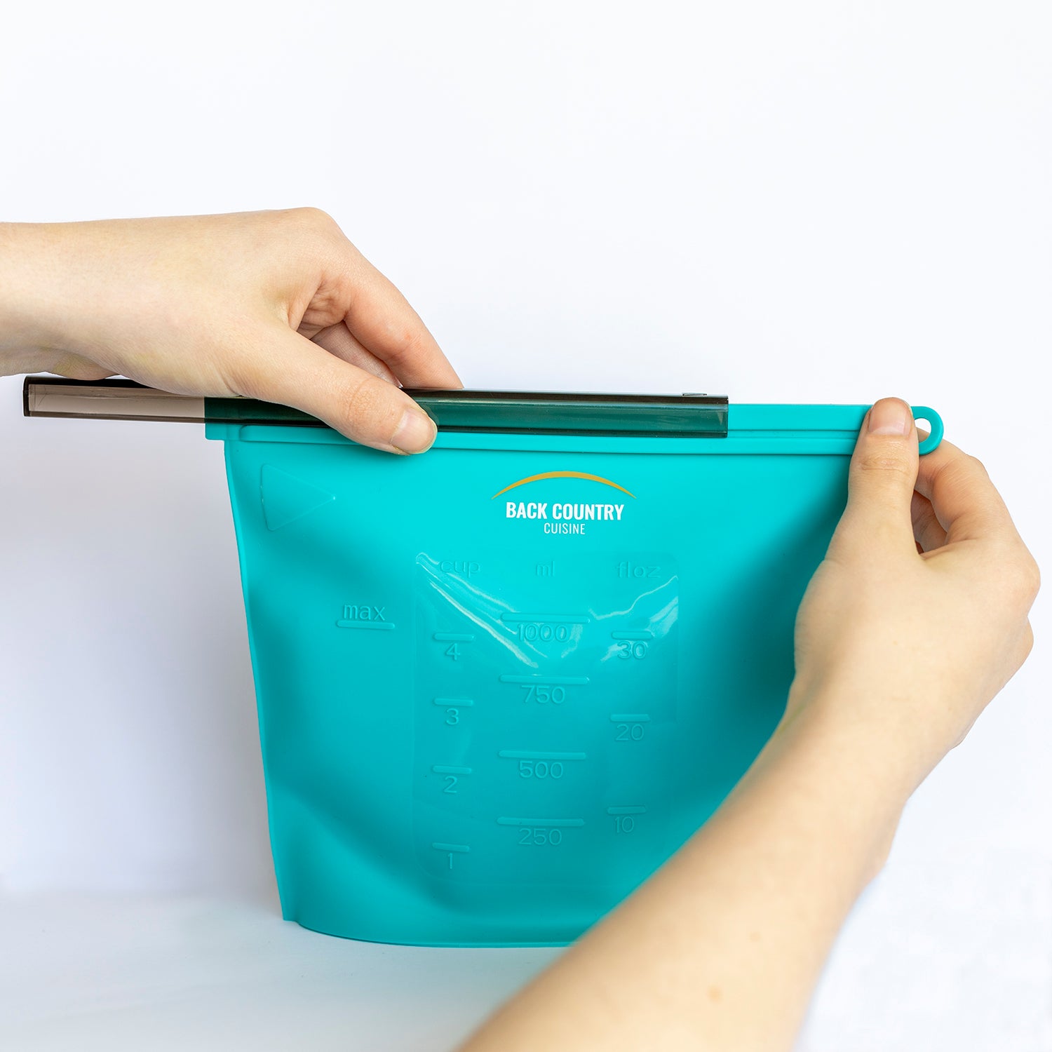 Silicone Meal Zip Pouch 1L